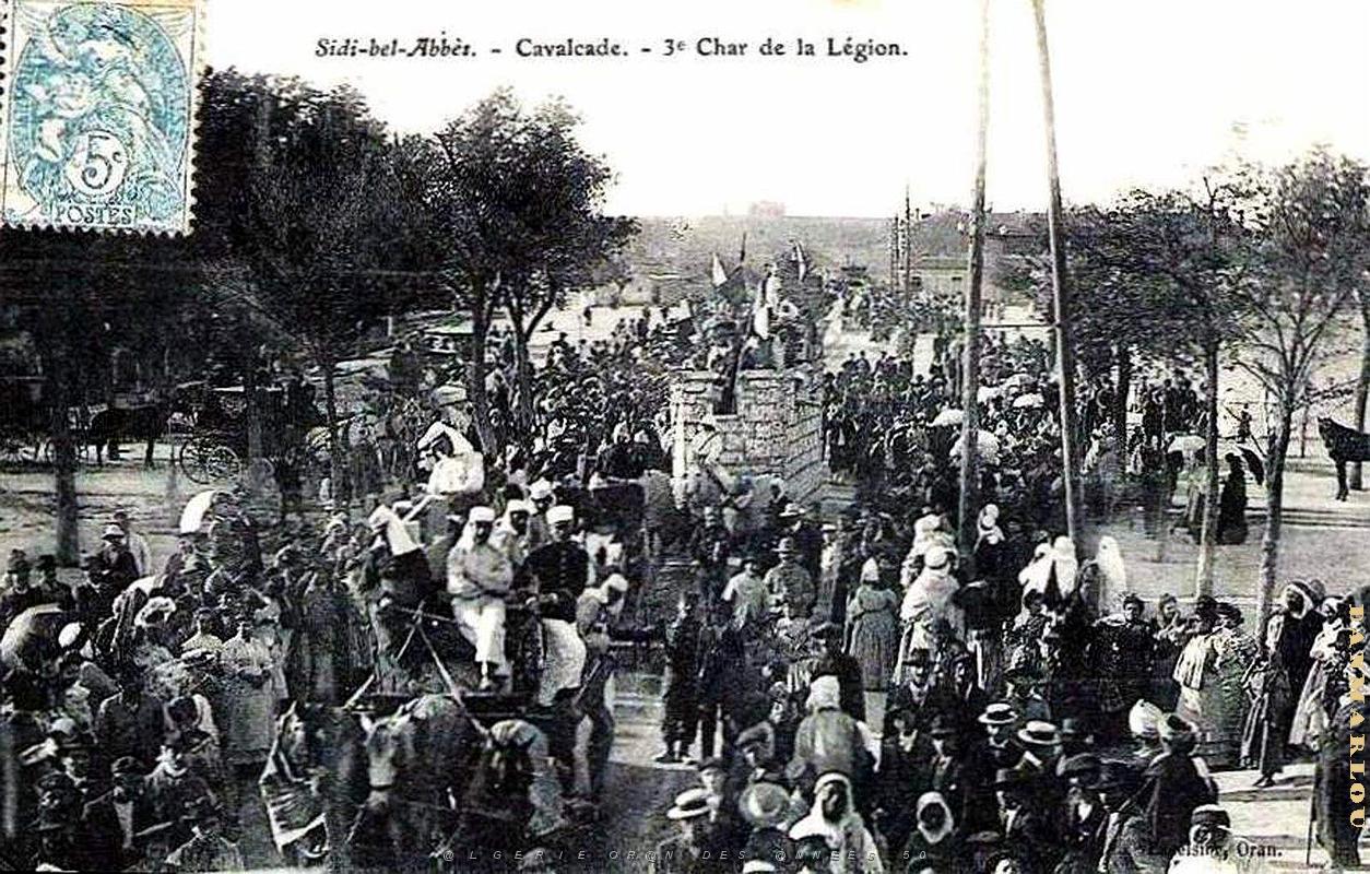 Sidi-bel-abbes- Cavalcade depart Legion au Tonkin -12.jpg